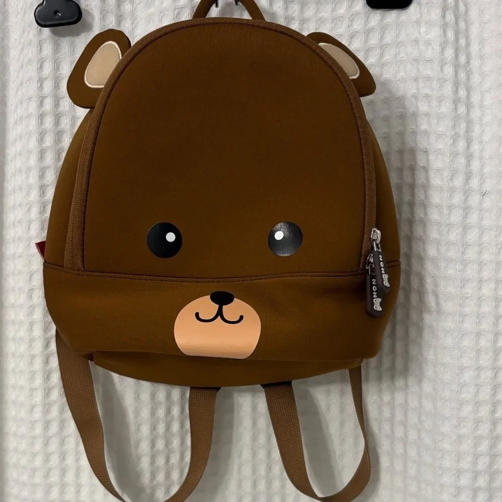 Adorable Brown Bear Kids Backpack